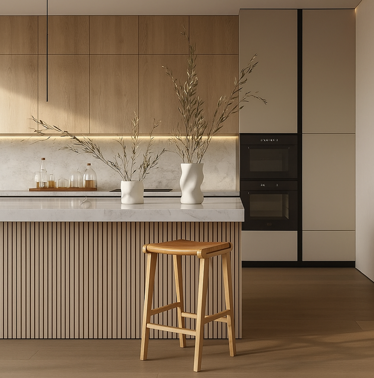 Lexington Oak Bar Stool - Tan