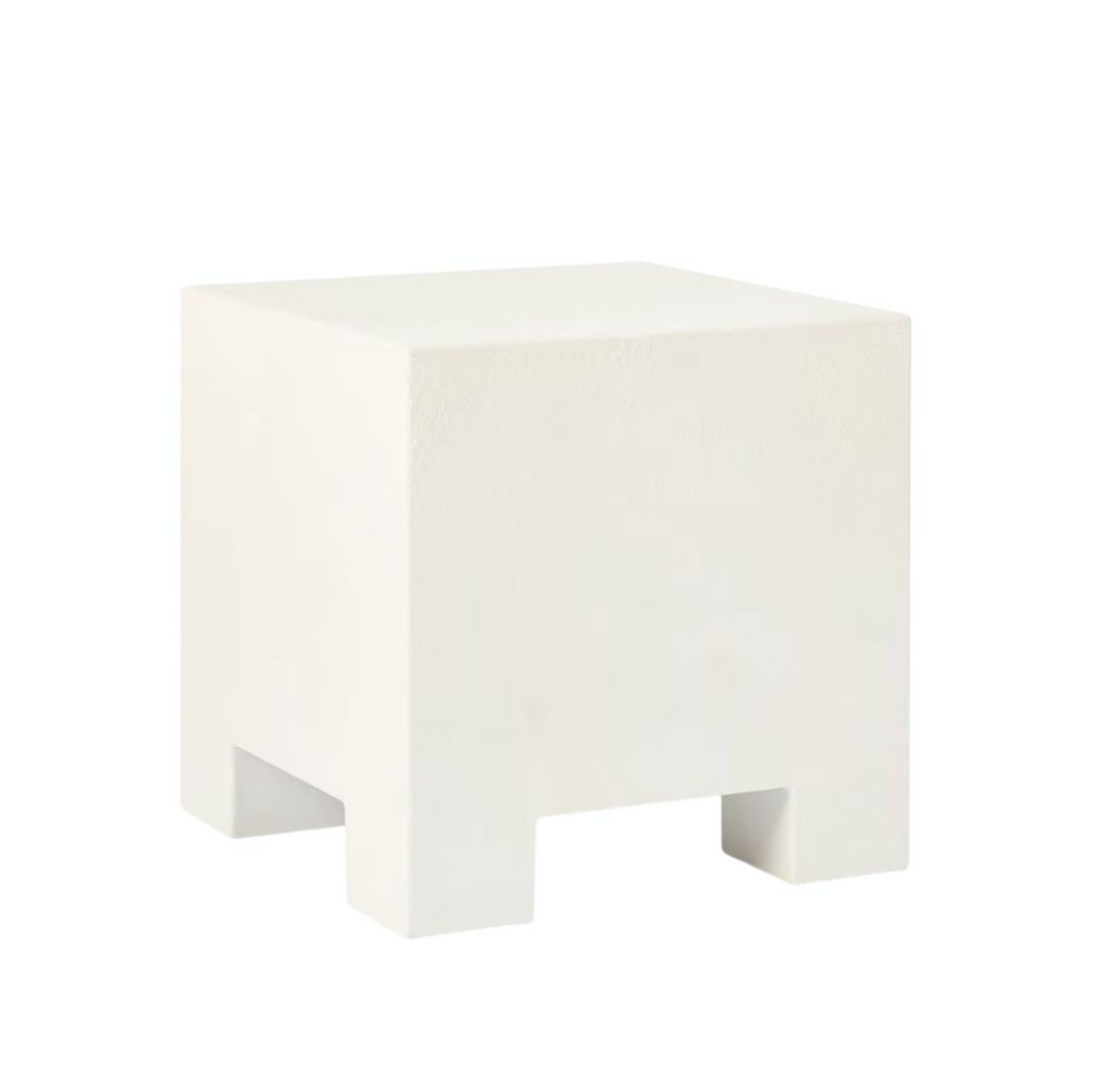 Cedar Side Table - White Textured Finish