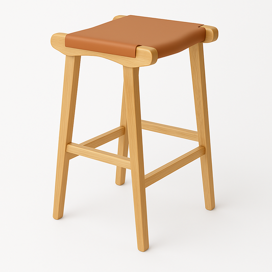 Lexington Oak Bar Stool - Tan -premium furniture by Interior Ave