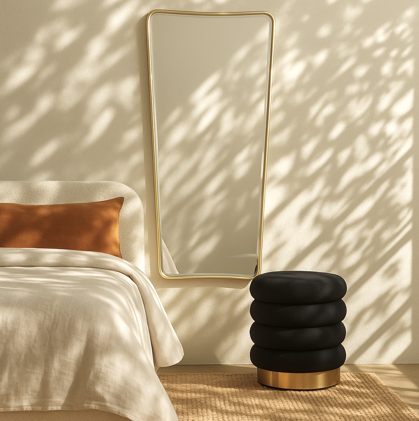 Pierre Gold Frame Decorative Wall Mirror