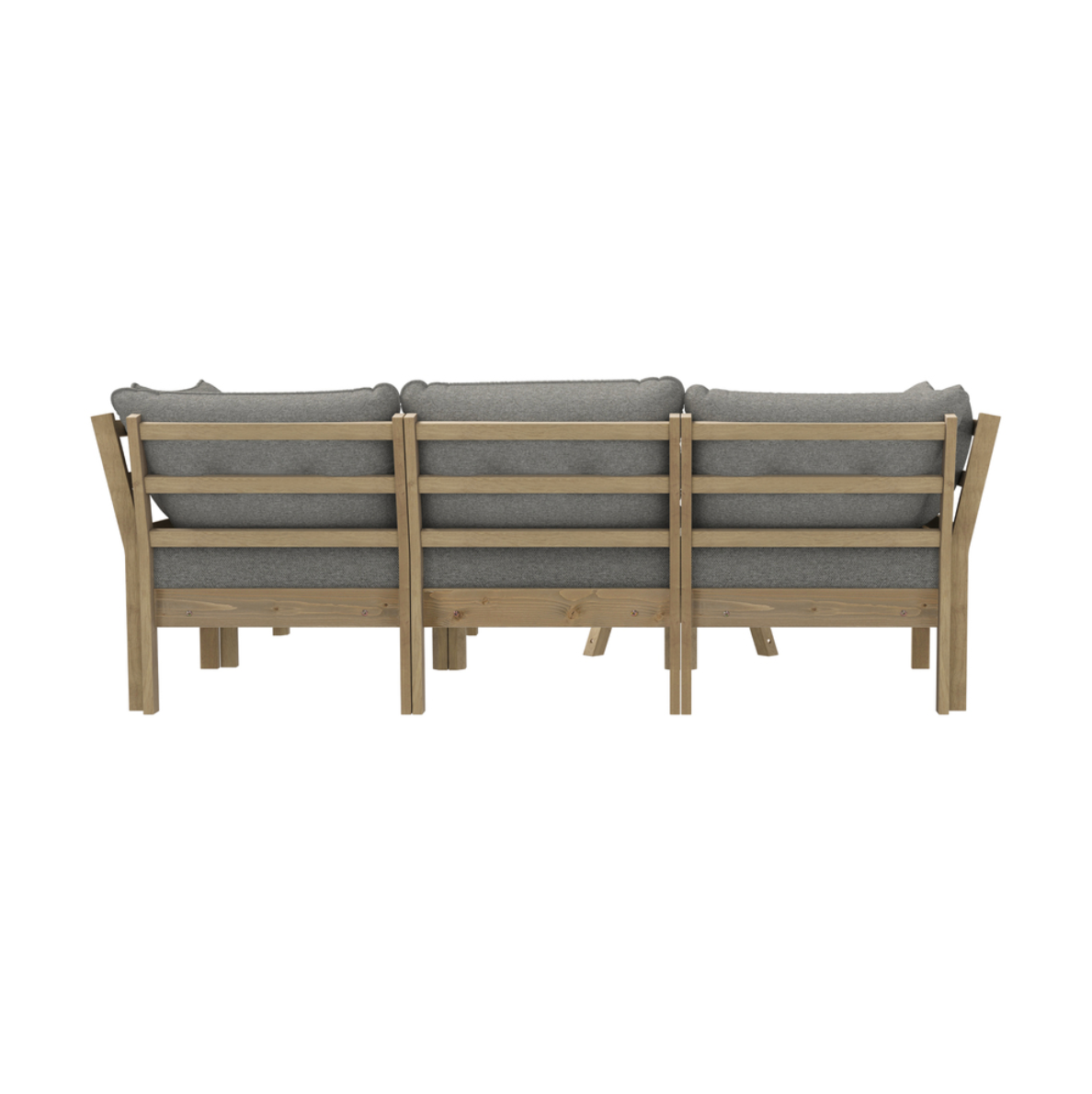 Driftwood Outdoor Lounge Set 5 Piece - Beige