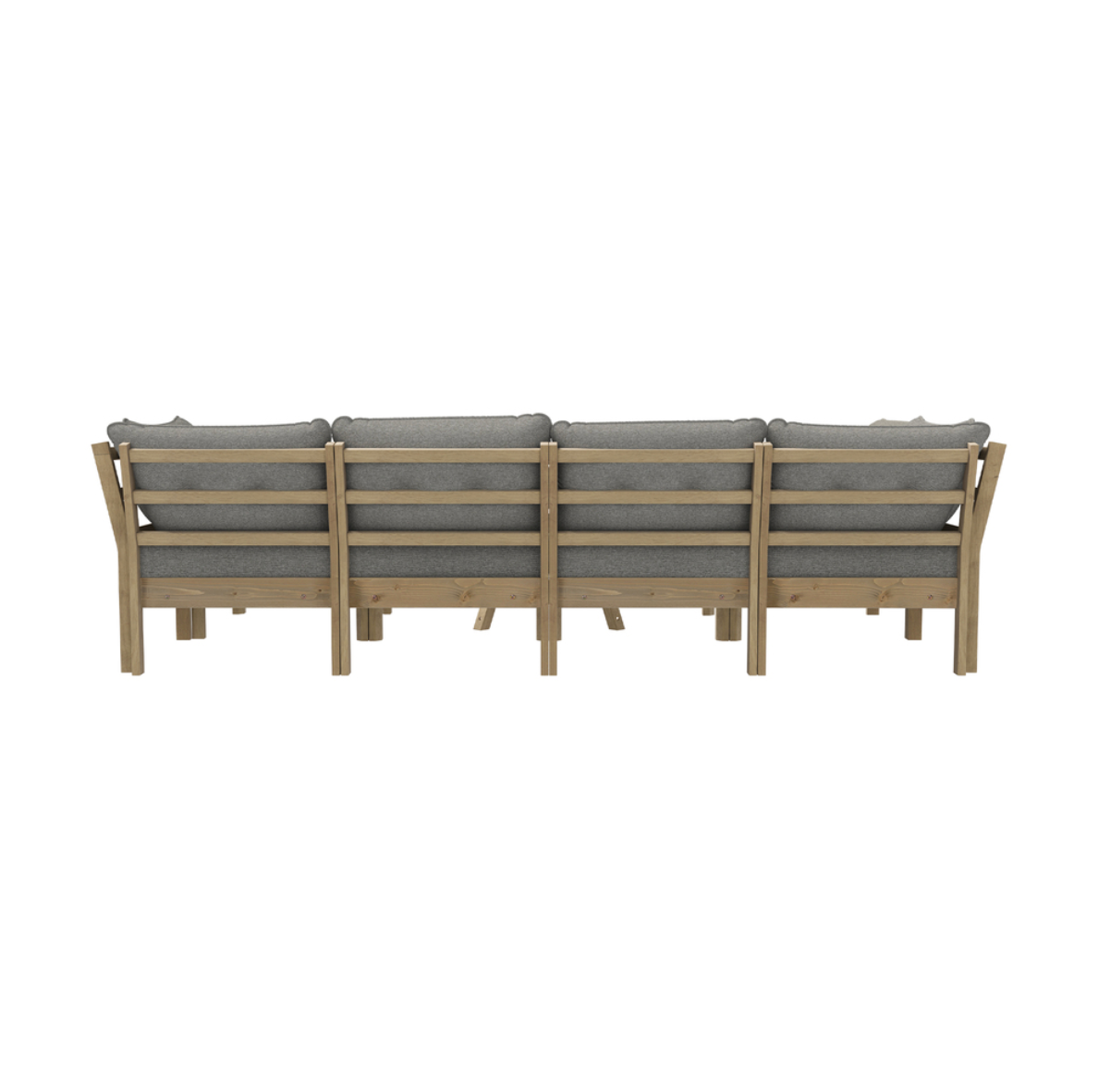 Driftwood Outdoor Lounge 7 piece Set - Beige