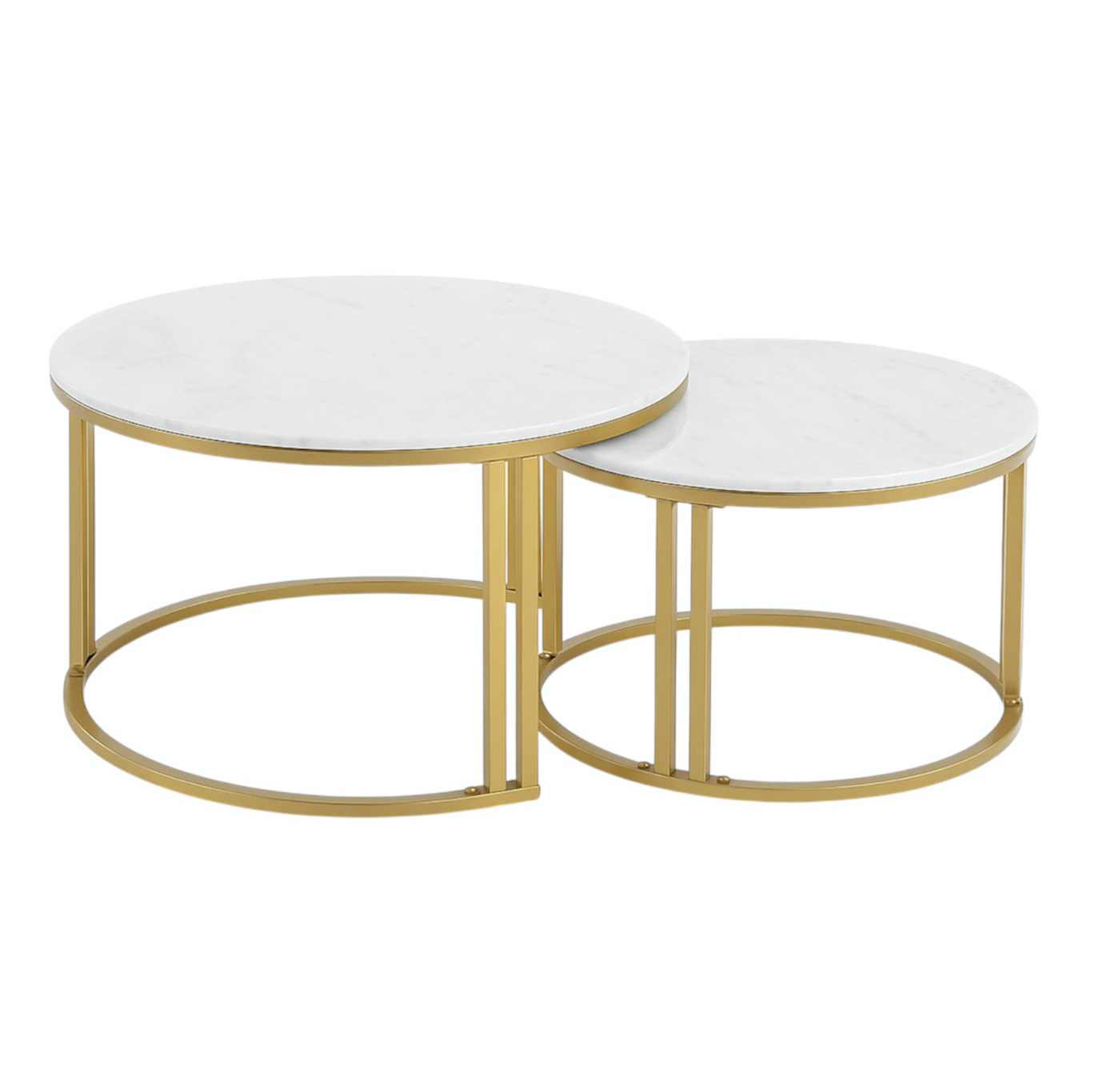 Premier Nested Coffee Table Set - Gold