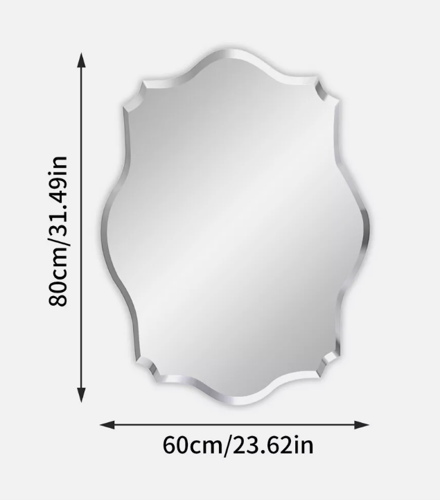 Empire Frameless Bevelled Wall Mirror