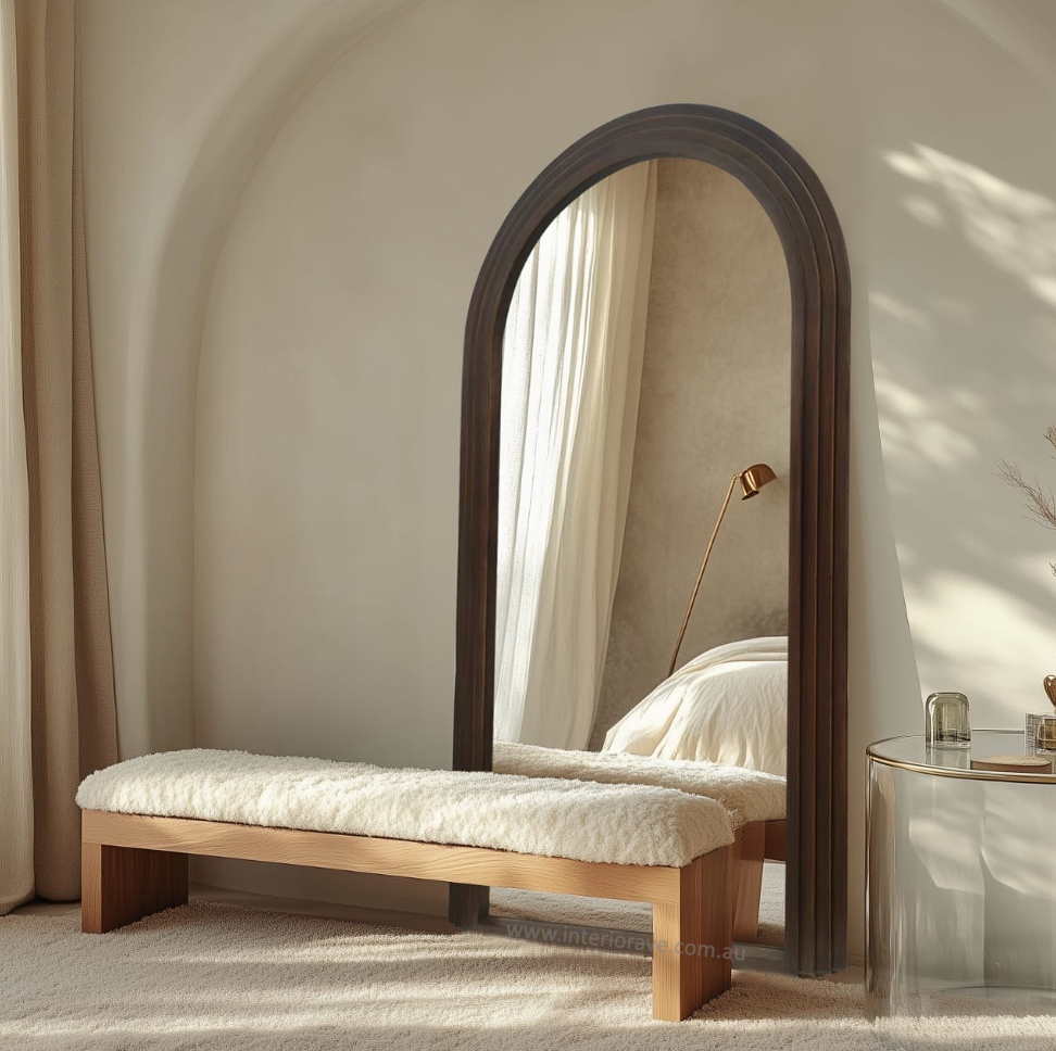 Sierra Walnut Full Standing Mirror – Interior Ave