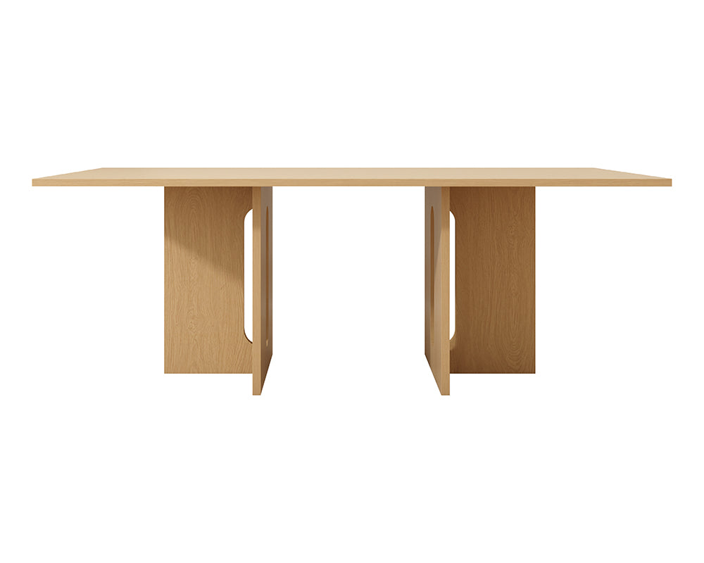Tierra Oak Dining Table 6 Seater – premium furniture by Interior Ave