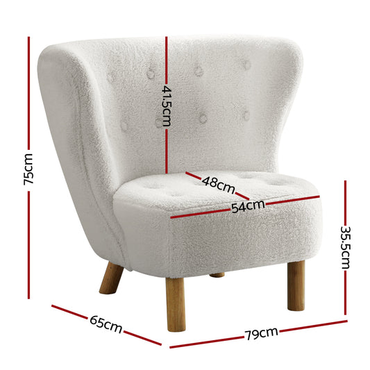Harriet Armchair - White – modern armchair by Interior Ave