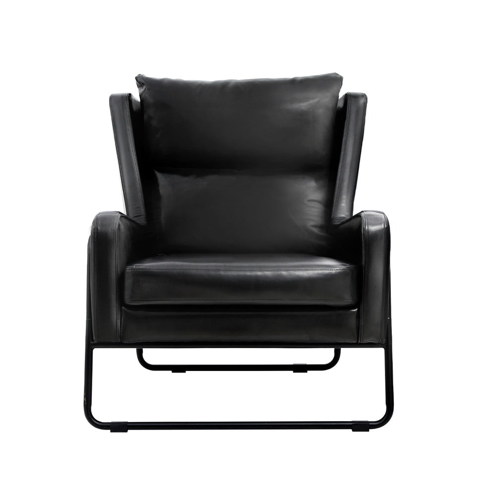 Black Wingback Armchair – modern armchair by Interior Ave