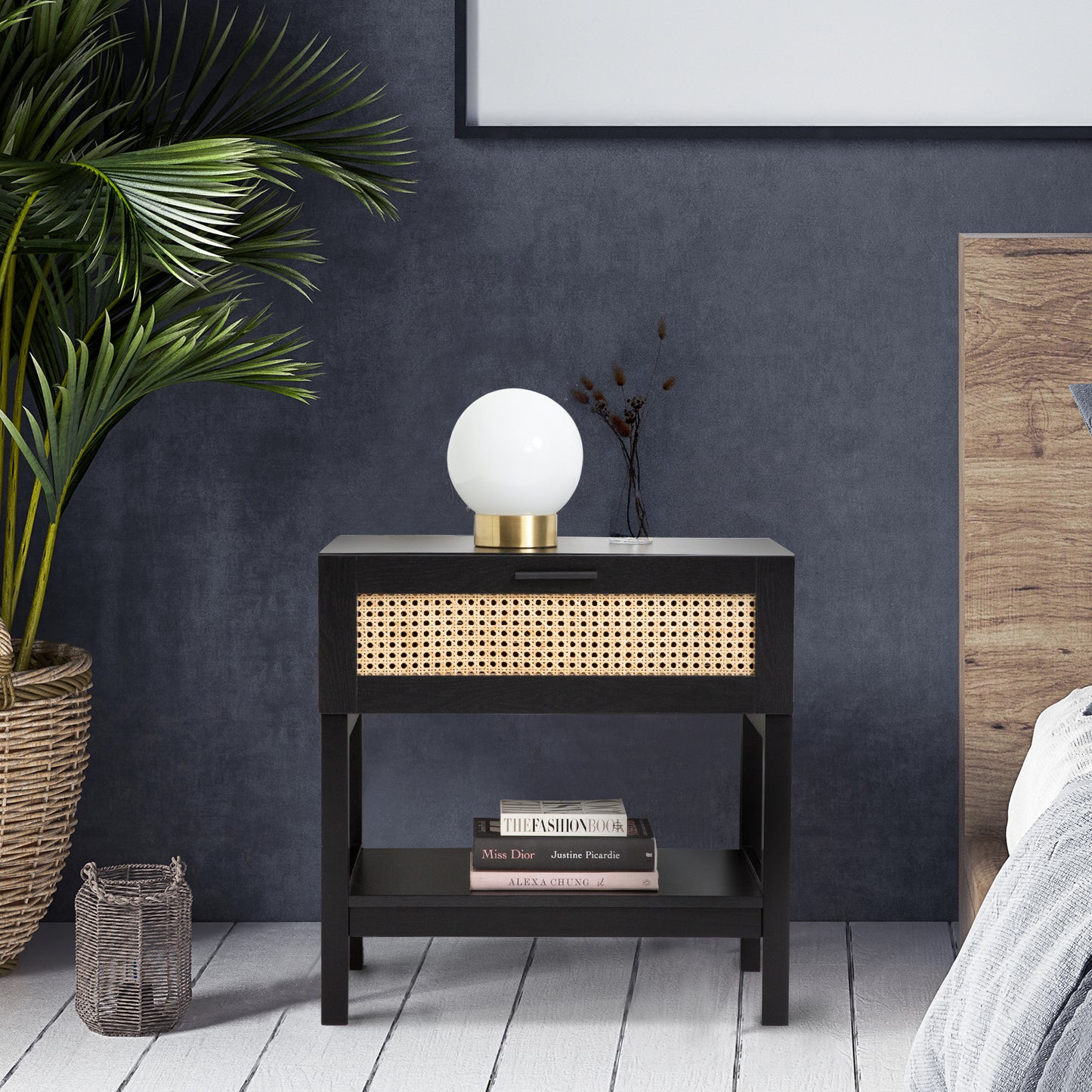 Marilyn Bedside Table - Black
