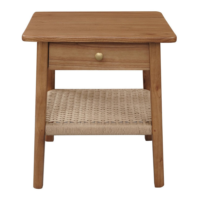 Kaisa Bedside Table - Almond – premium furniture by Interior Ave
