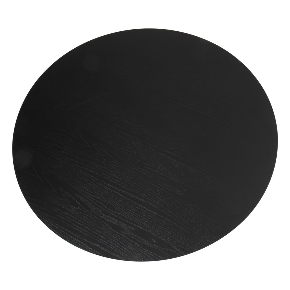 Haven Silhouette Dining Table - Black - 110cm