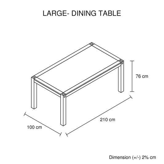 Capelo Dining Table 210cm