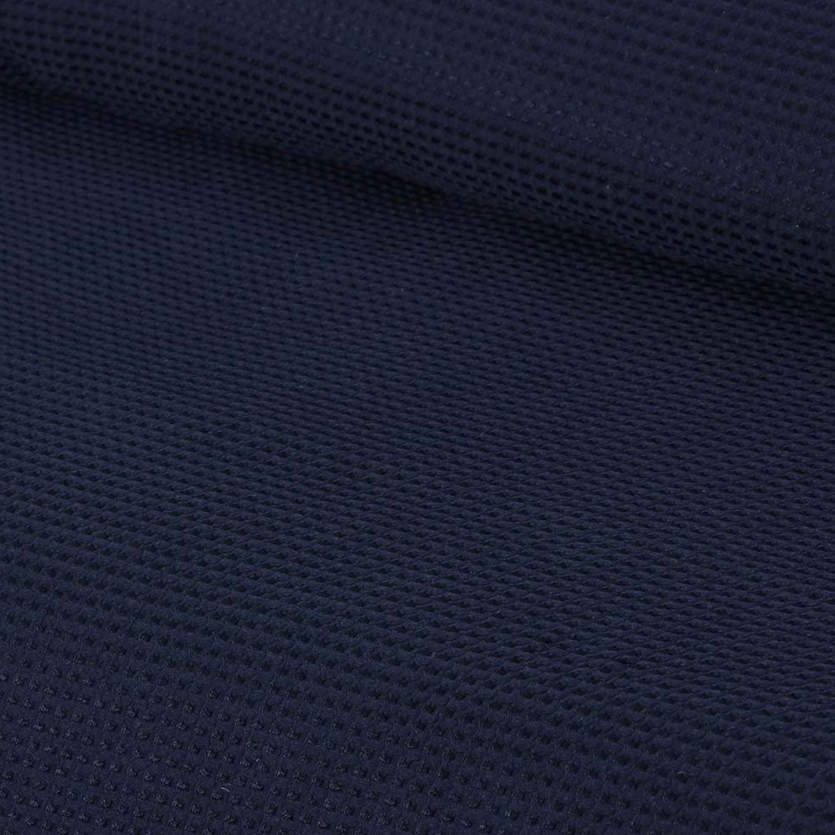 Navy Waffle Quilt Cover Set - Queen