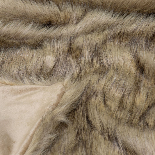 Brown Bear Faux Fur Throw