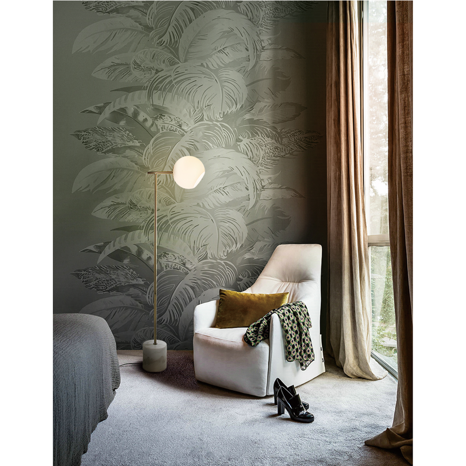 Gable Floor Lamp - Marble