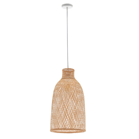 Natural Bamboo Cone Pendant Lamp