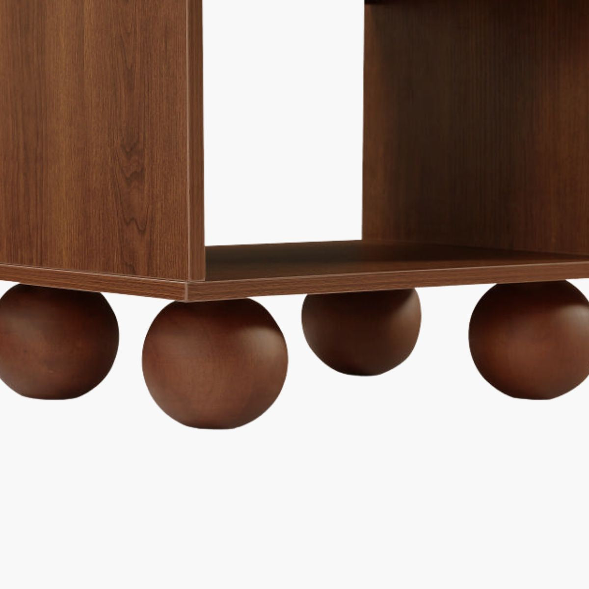 Japandi Bedside Table - Walnut