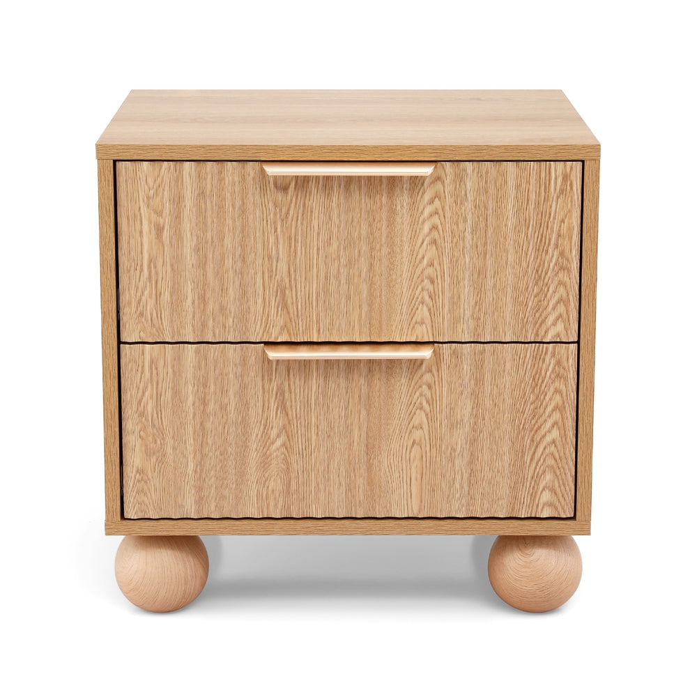 Tova Bedside Table 2 Drawers