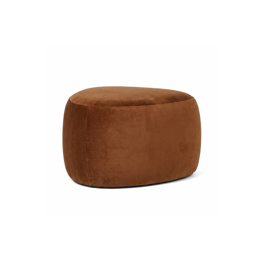 Cove Pebble Ottoman - Cinnamon