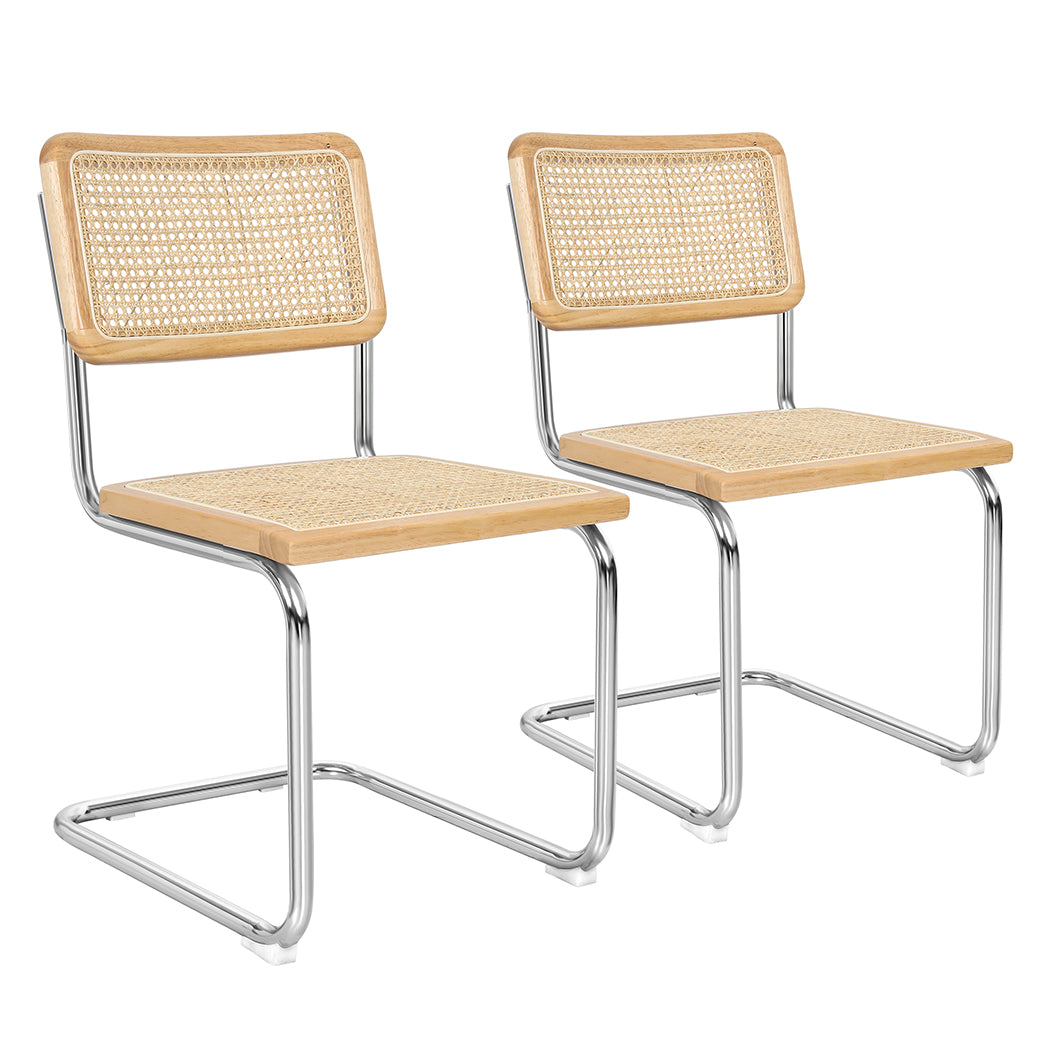 Tide Rattan Dining Chair - Natural - Set of Two – luxury accent chair by Interior Ave