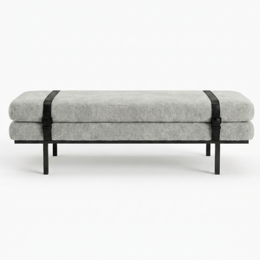 Porter Bench - Light Grey