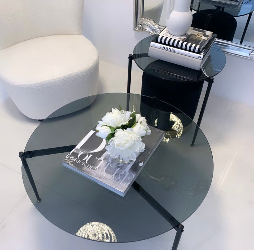 Cocktail - Glass Nested Coffee Table Set