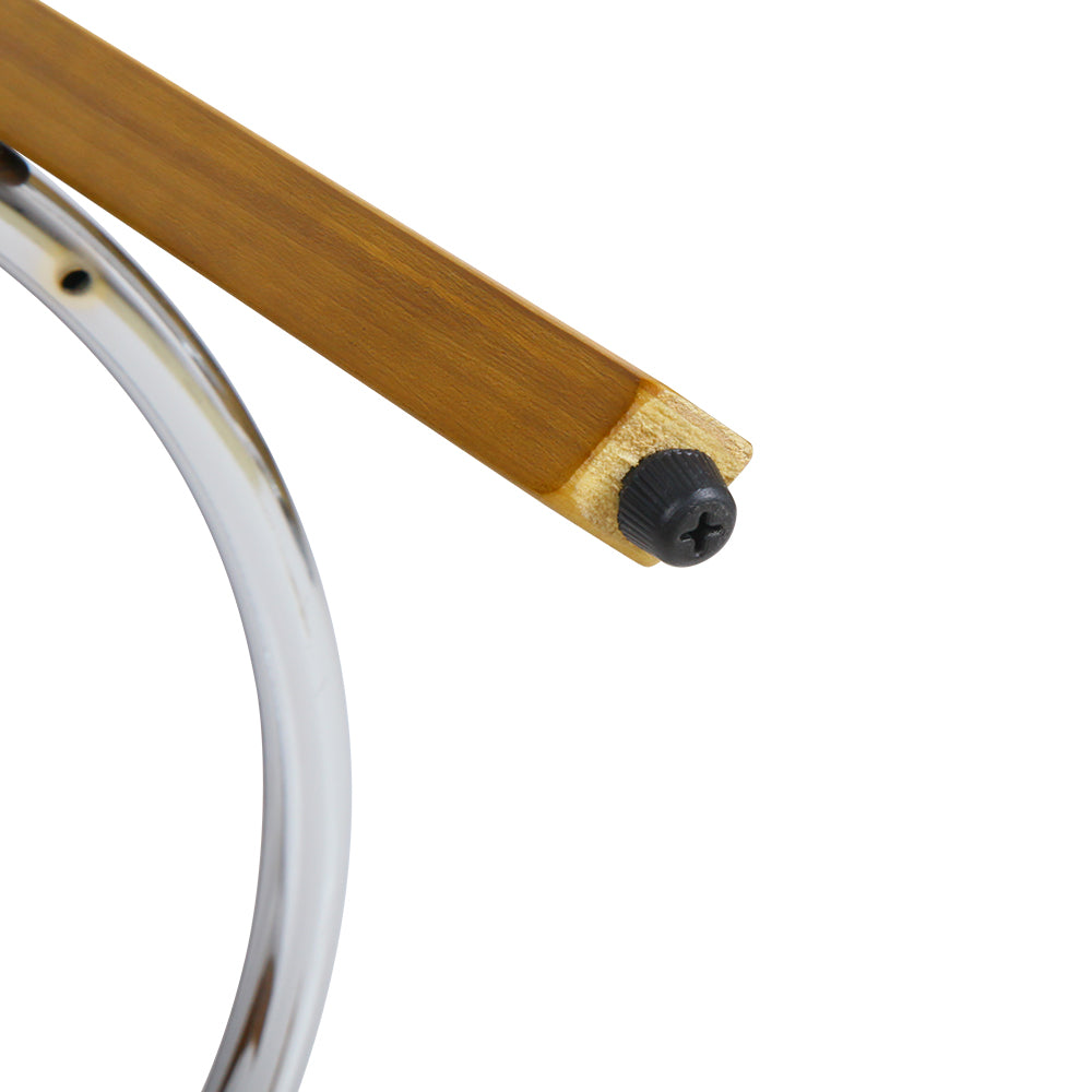 Kivo Bar Stool - Black & Walnut Wood - Set of Two