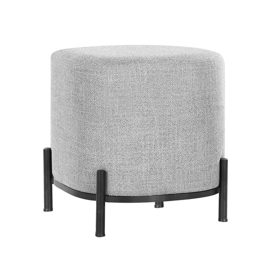 Manhattan Fabric Ottoman – modern ottoman or footstool by Interior Ave