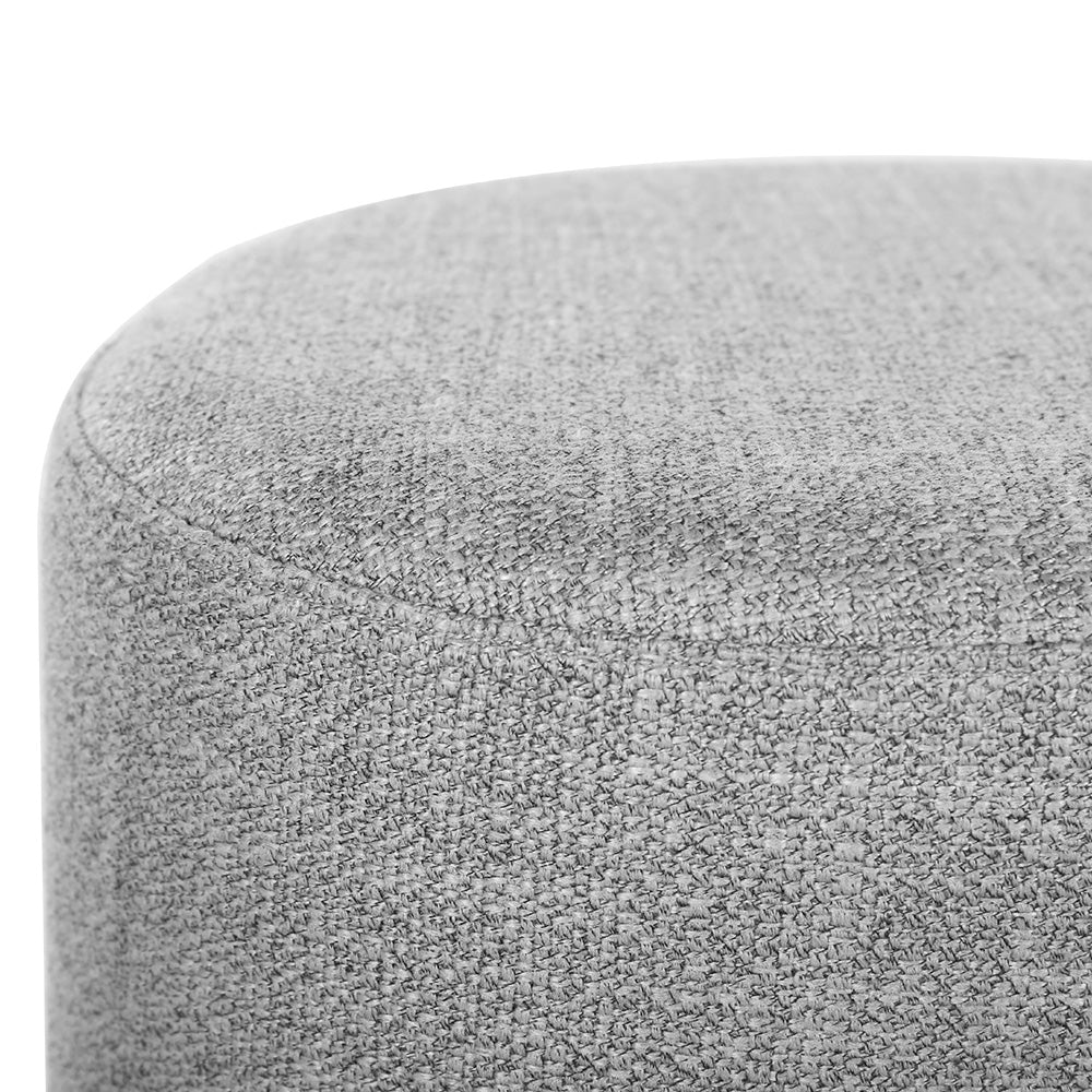 Manhattan Fabric Ottoman – modern ottoman or footstool by Interior Ave