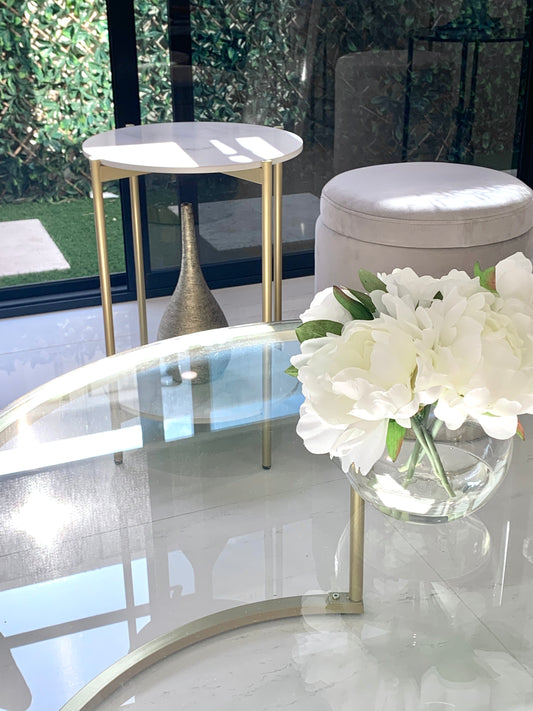 Marble Stone Side Table