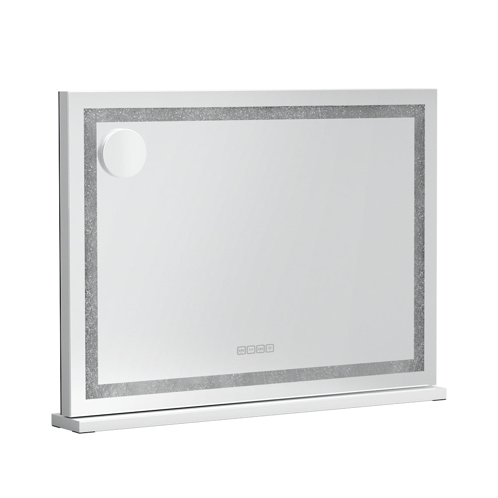 Crystal Vanity Makeup Mirror - Bluetooth - Small