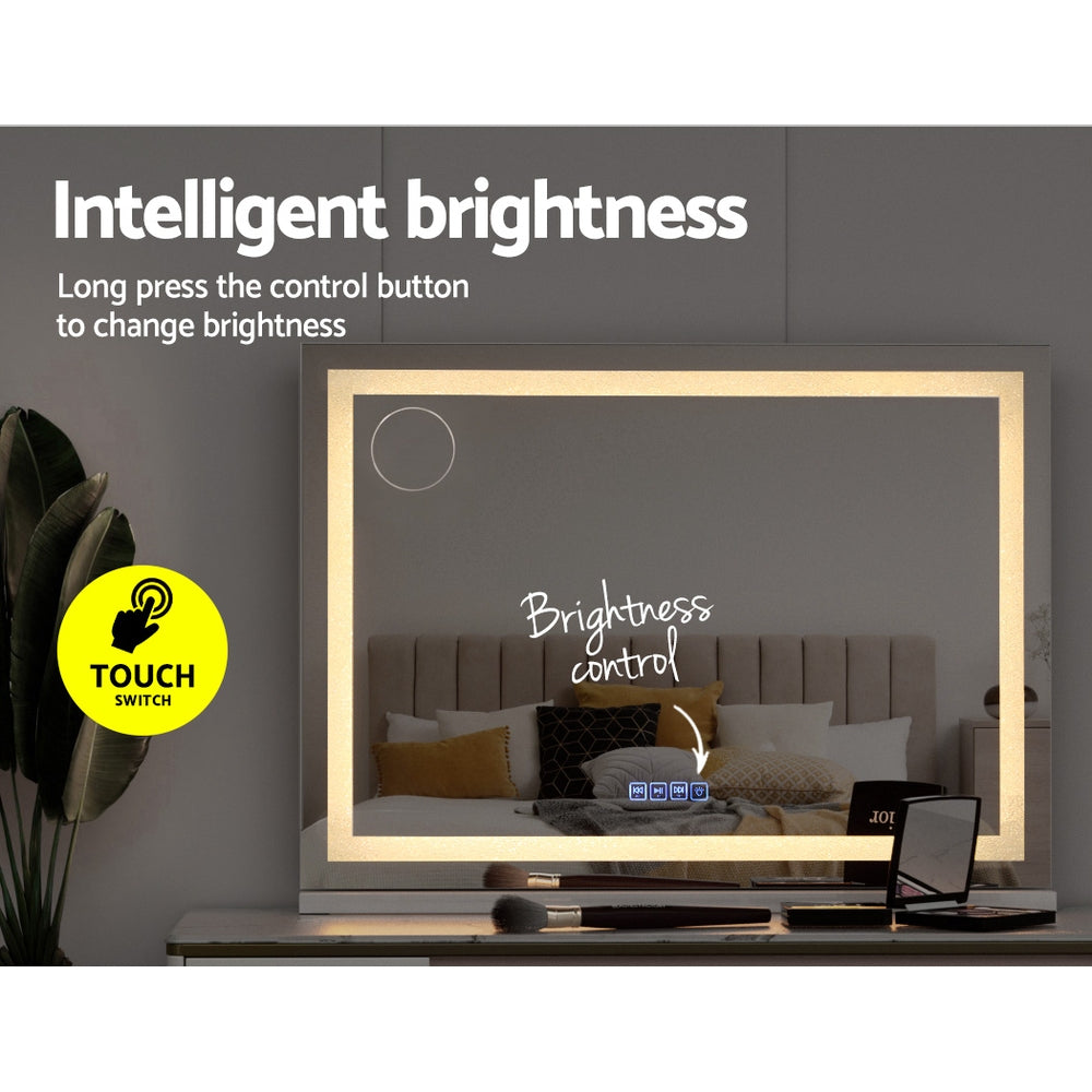 Crystal Vanity Makeup Mirror - Bluetooth - XL