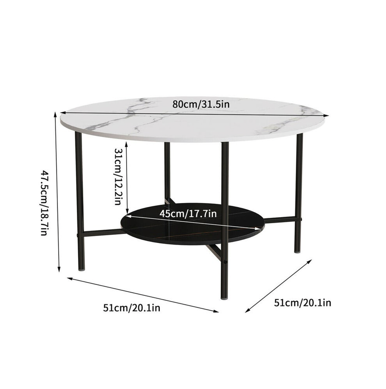 Duke Two Tier Coffee Table