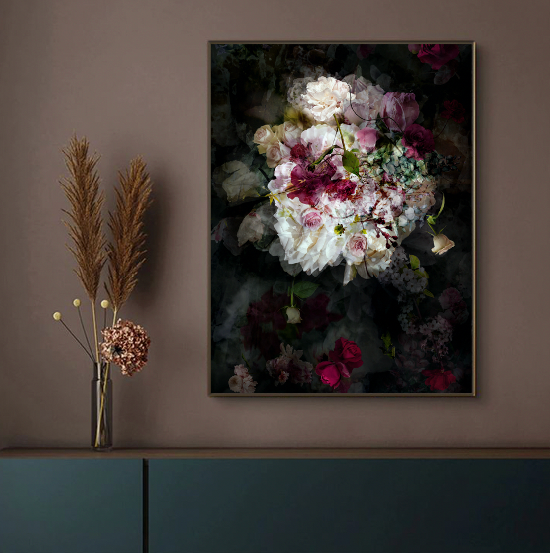 Shadow Dance wall art available as canvas print or floating framed artwork