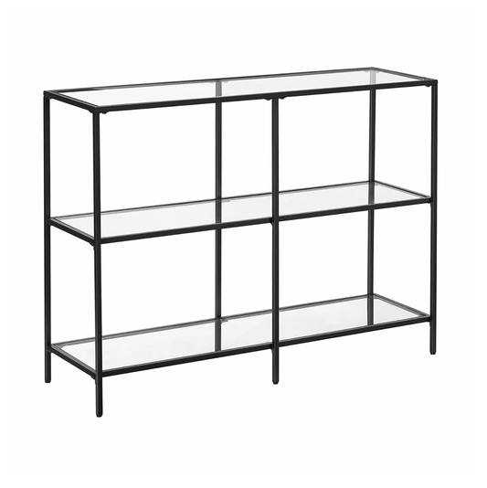 Embler 3 Tier Hallway Console Table - Black – premium furniture by Interior Ave