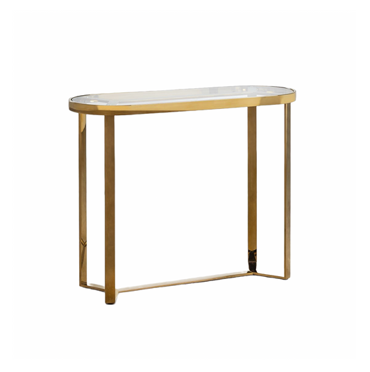 Giselle Hallway Console Table - Brushed Gold – premium furniture by Interior Ave