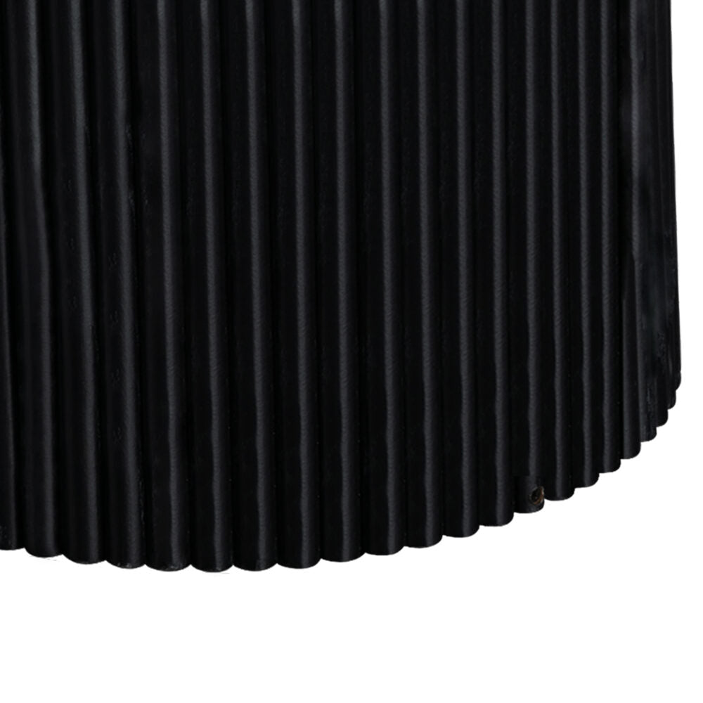 Kyah Ribbed Coffee Table - Black