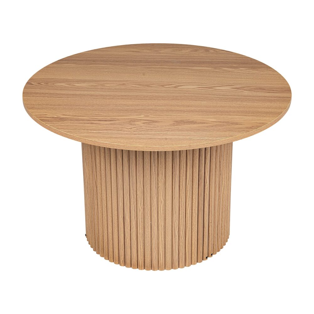 Kyah Ribbed Coffee Table - Natural