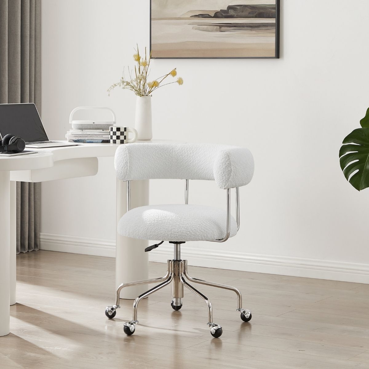 Bianco White Office Chair