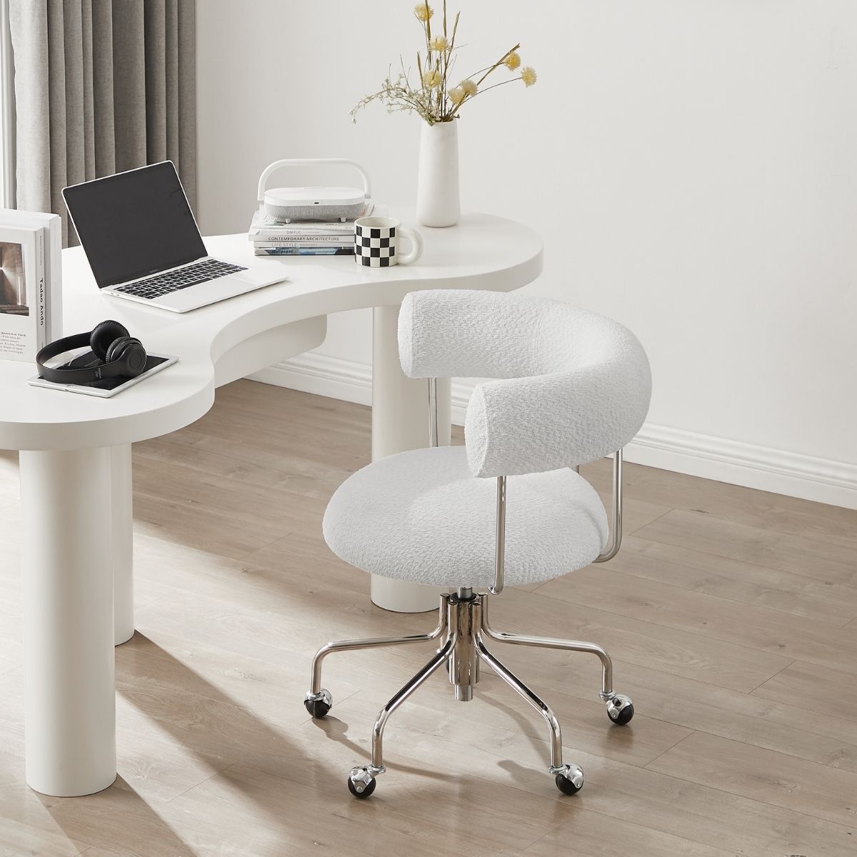 Bianco White Office Chair