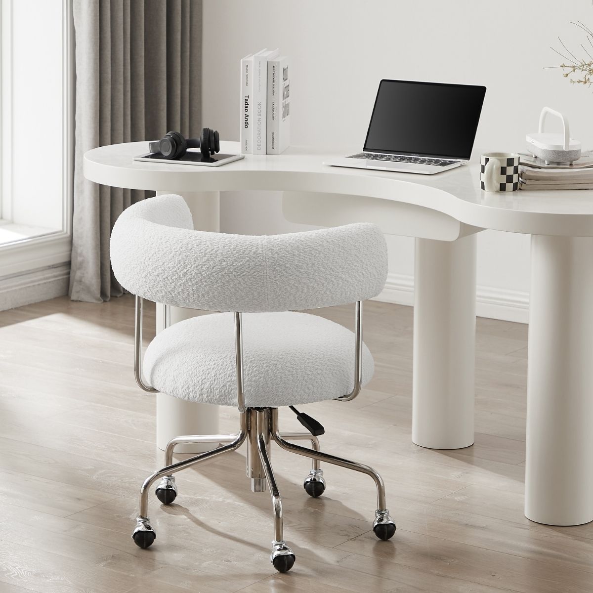 Bianco White Office Chair