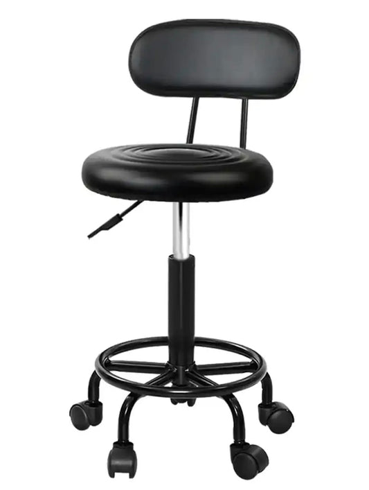 SALON HAIRDRESSER BARBER SWIVEL CHAIR WITH BACKREST