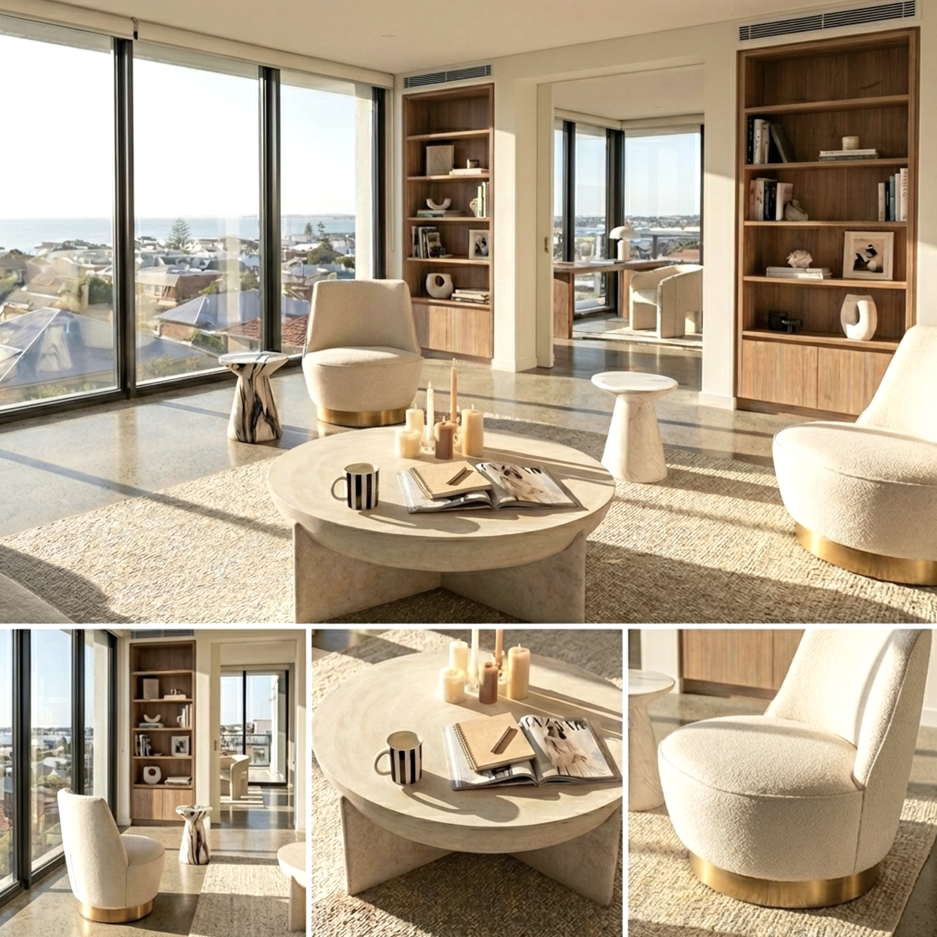 modern min with warmth - shop the look