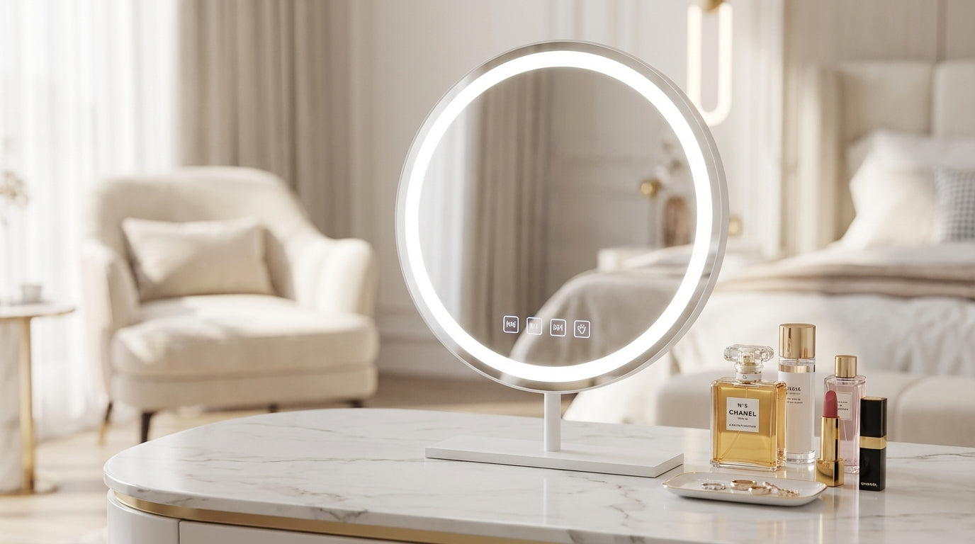 Lumi Round LED Vanity Mirror – 40cm