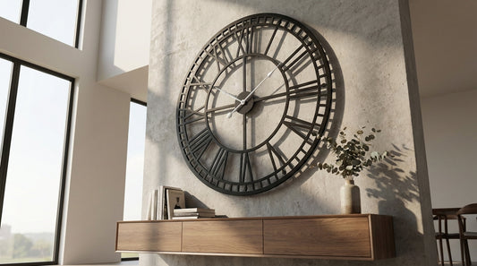 Large Roman Numeral Wall Clock - 80cm – premium furniture by Interior Ave