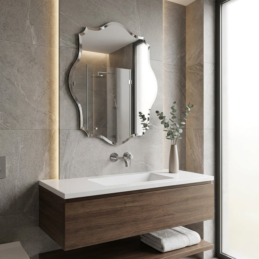 Empire Frameless Wall Mirror Oval – Designer mirror by Interior Ave