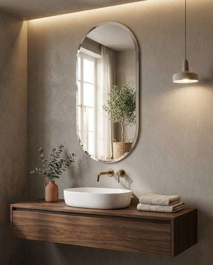 Monarch Frameless Wall Mirror – Designer mirror by Interior Ave