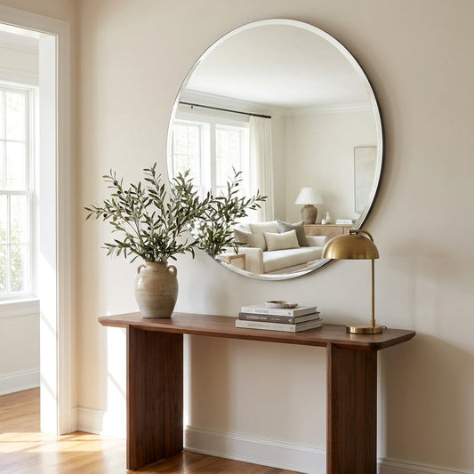 Valet Frameless Wall Mirror – Designer mirror by Interior Ave