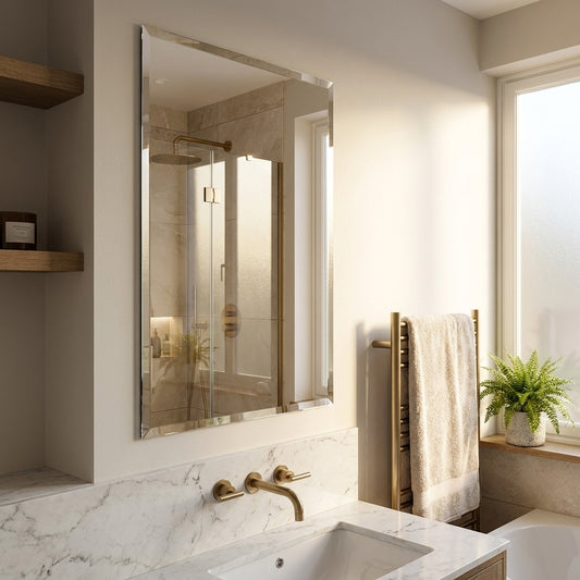 Regent Frameless Wall Mirror – Designer mirror by Interior Ave