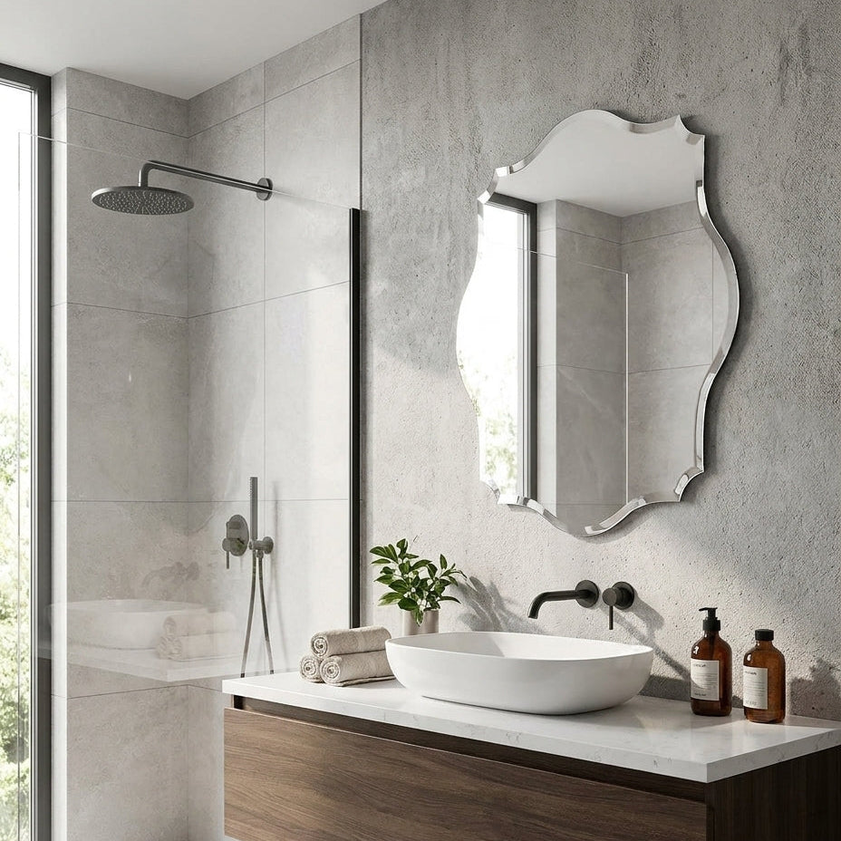 Empire Frameless Wall Mirror Oval – Designer mirror by Interior Ave